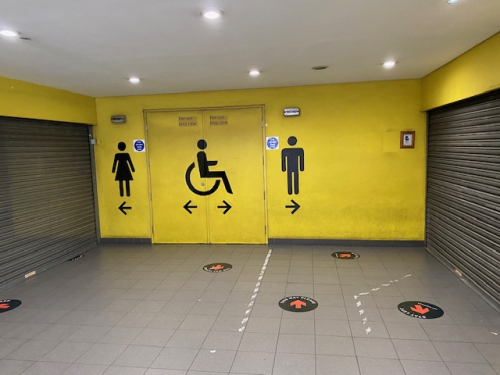 トイレ閉鎖